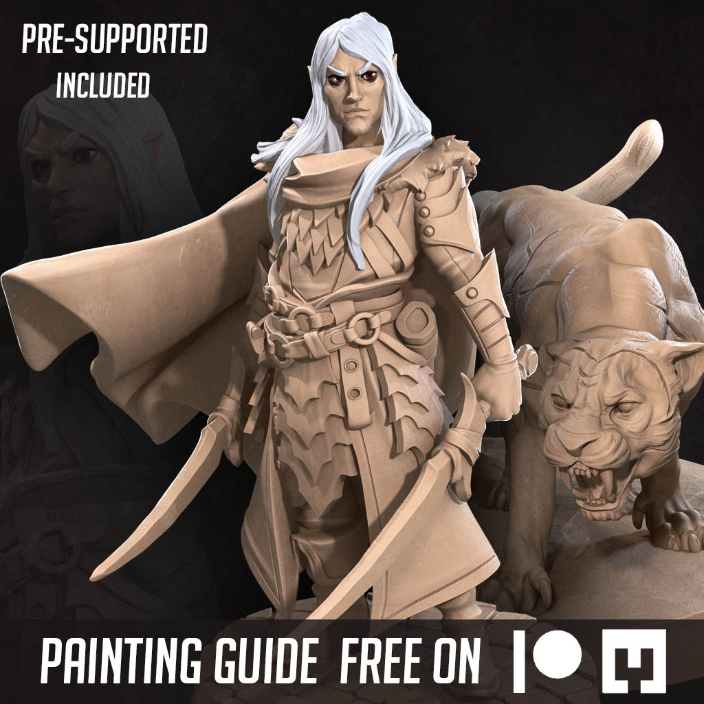 Drow Ranger (+ Black Panther)